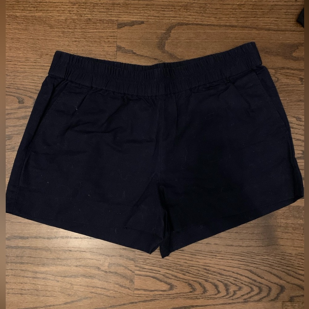 J. Crew navy elastic waist short